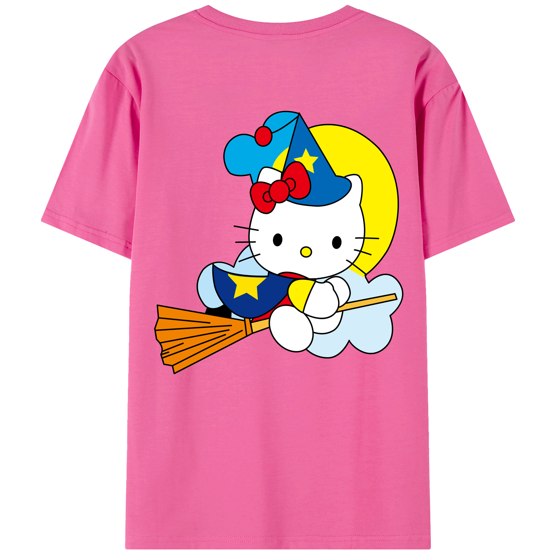 （画像用） Hello Kitty ハローキティ レディース半袖Tシャツ(バックプリント)